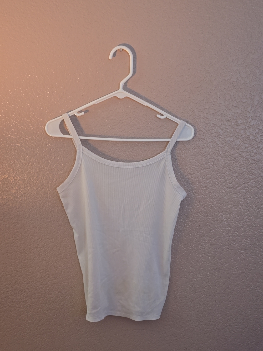No Boundaries White Slim Strap Camisole